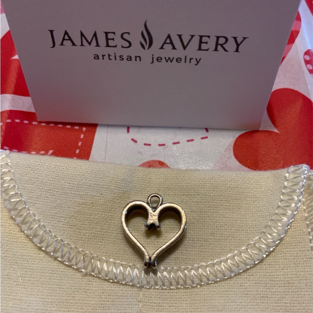 Avery Silver Heart Charm